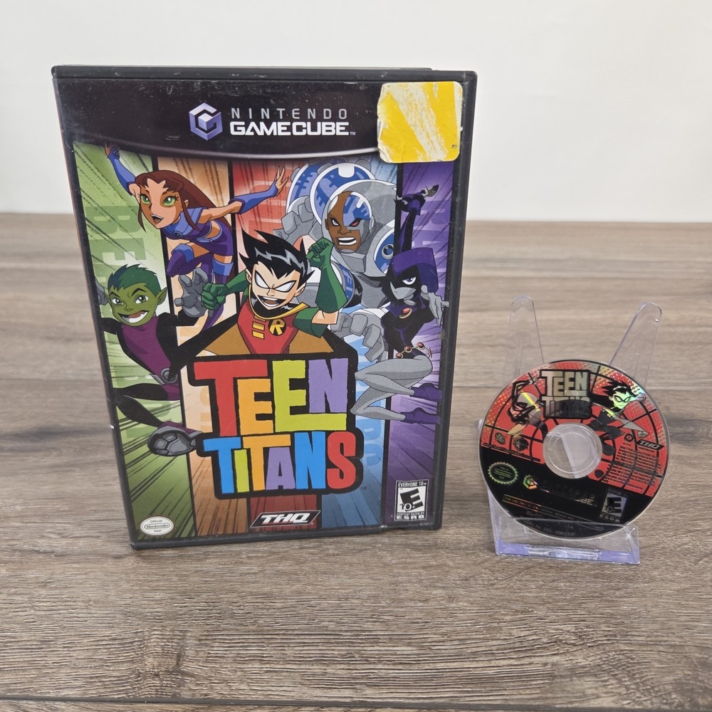 Teen Titans Nintendo GameCube No Manual (DC Comics, 2006) Tested Working